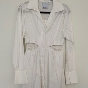 C/MEO Collective White Polo Dress - Size S - NWT